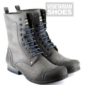 Vegetarian Shoes Vintage Boot Gray Vegan